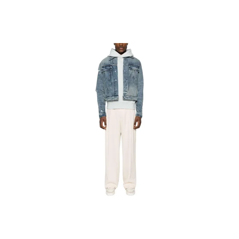 AMIRI Distressed Ma Trucker Jacket-1