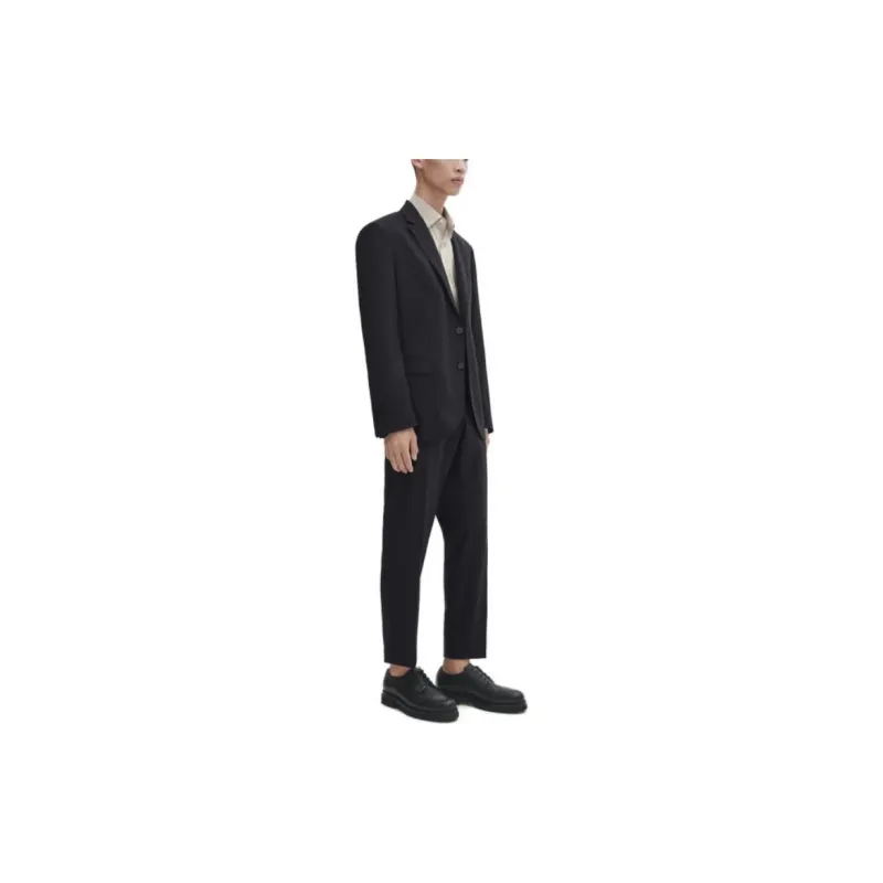 Massimo Dutti Suit Trousers Men Gray-3