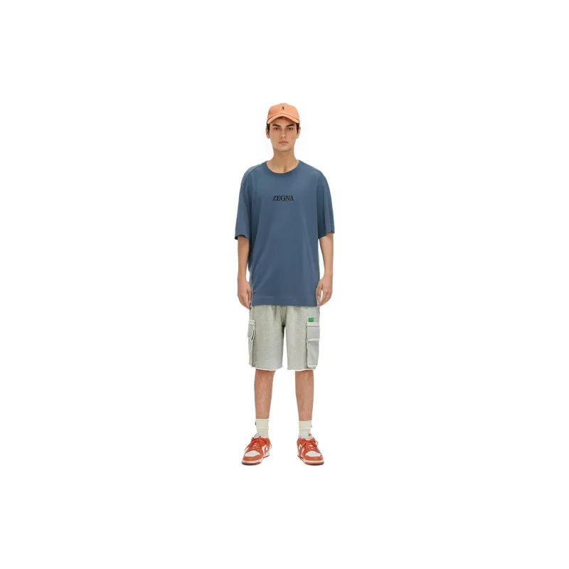 Ermenegildo Zegna T Shirts Men Blue-3