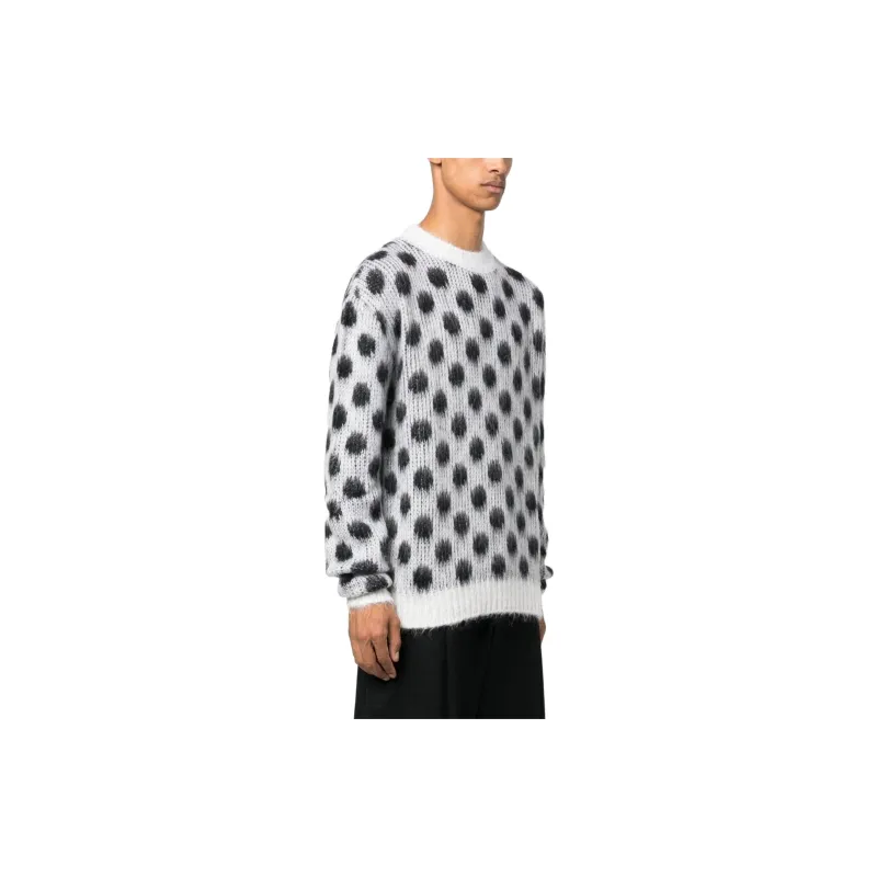 MARNI Polka Dot Intarsia Knit Jumper-2