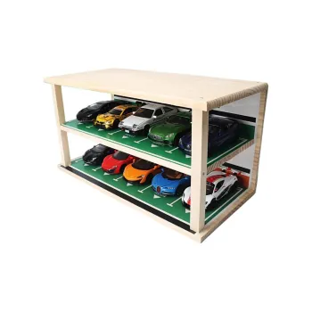 Kavi Display Cabinet Toy Car Storage Cabinet Storage Box Model Accessories 1 32