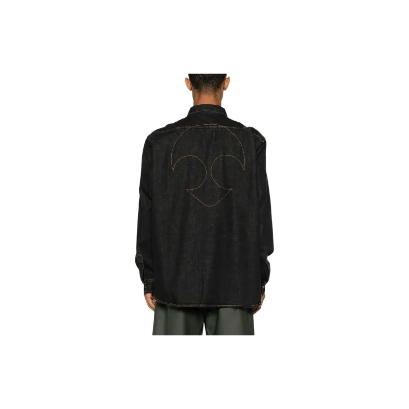 GCDS Wirdo Denim Shirt-2