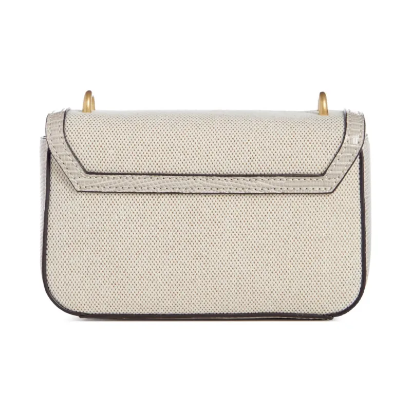 GUESS Artificial Leather Shoulder Bag, Crossbody Bag Mini Women's Gray-2