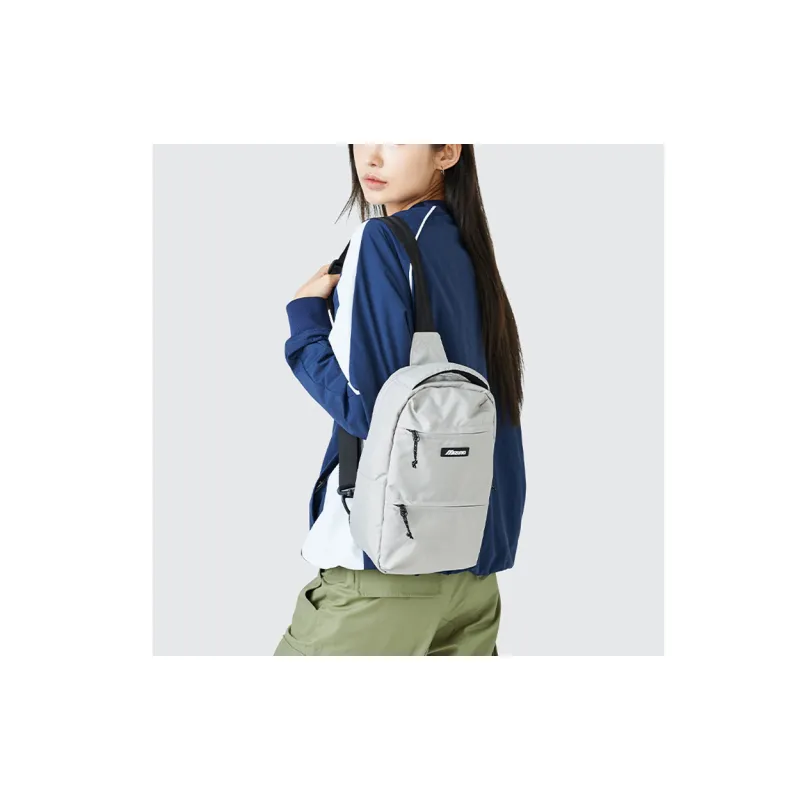Mizuno Nylon Crossbody Bag Regular Unisex Gray-3