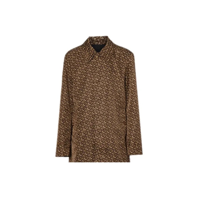 Burberry Trench Coat Men's Saddle Brown-4