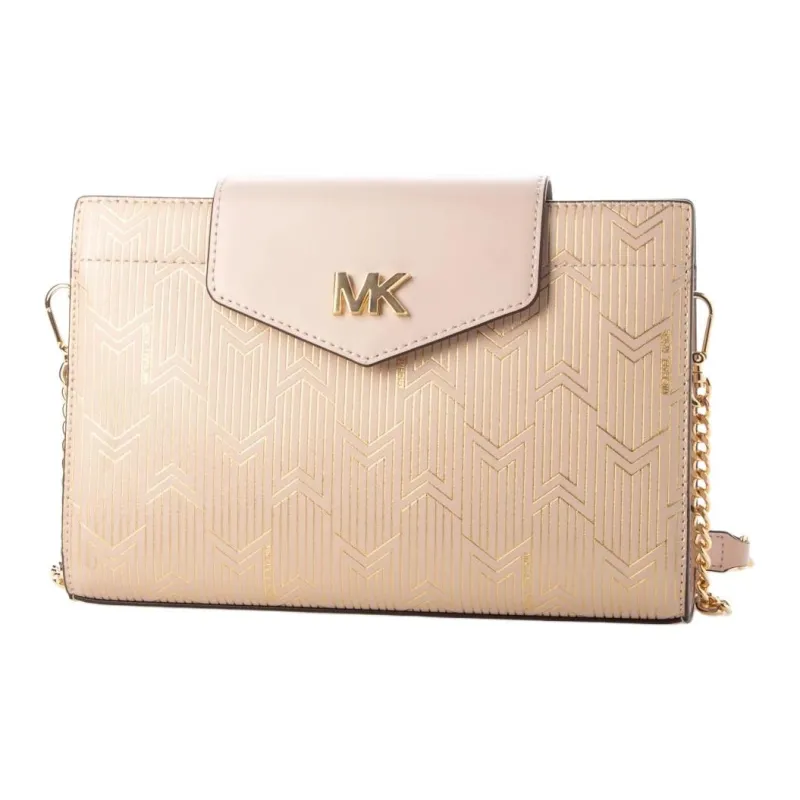 MICHAEL KORS Leather Shoulder Bag, Crossbody Bag Women's Nude Pink-3