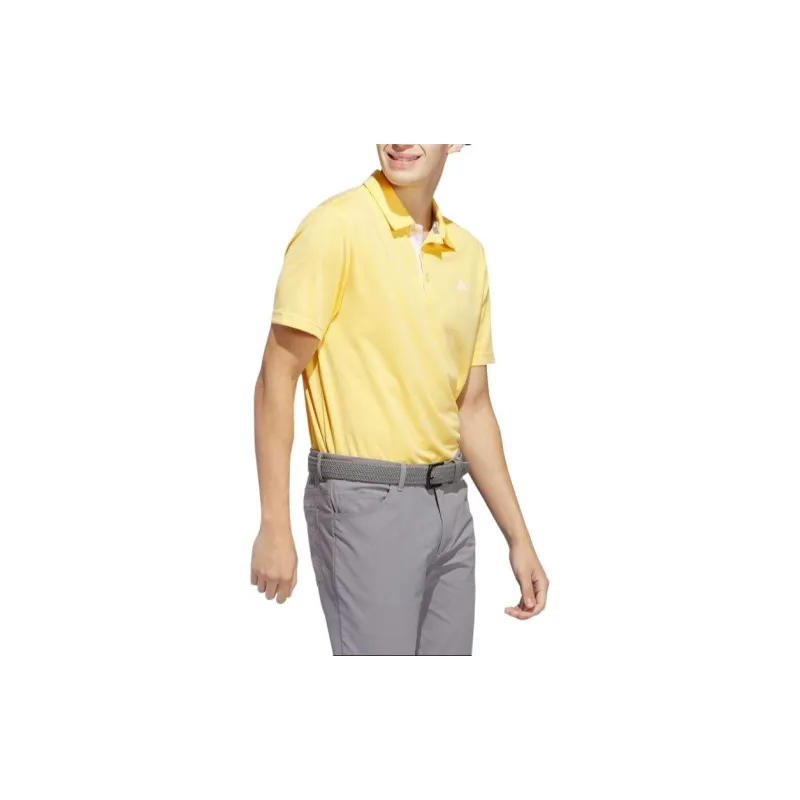 Adidas Polo Shirts Men Yellow-2
