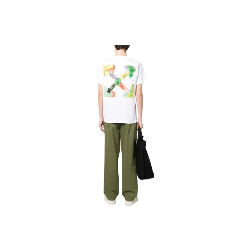 OFF WHITE Brush Arrows Slim Skate S/S Tee-3