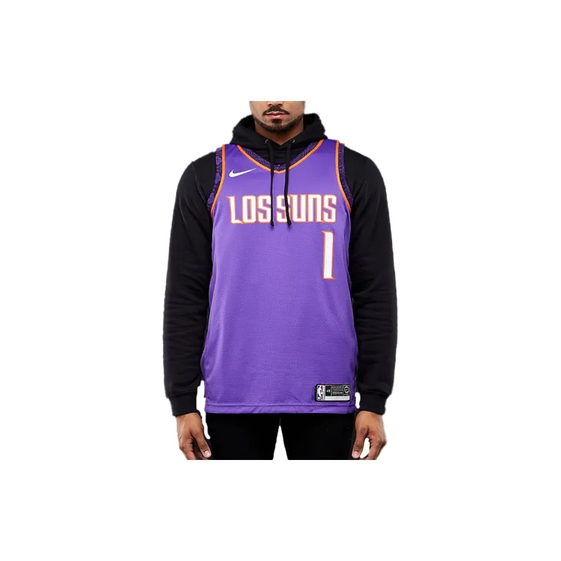 Nike X NBA Basketball Jerseys Men Purple-3
