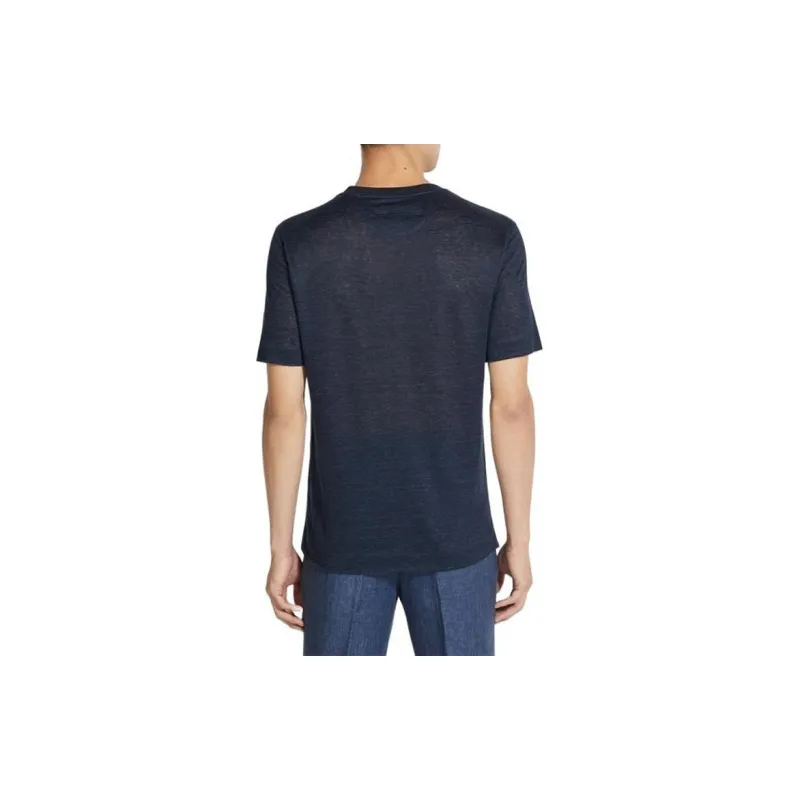 Ermenegildo Zegna Fine knit Linen T shirt-2