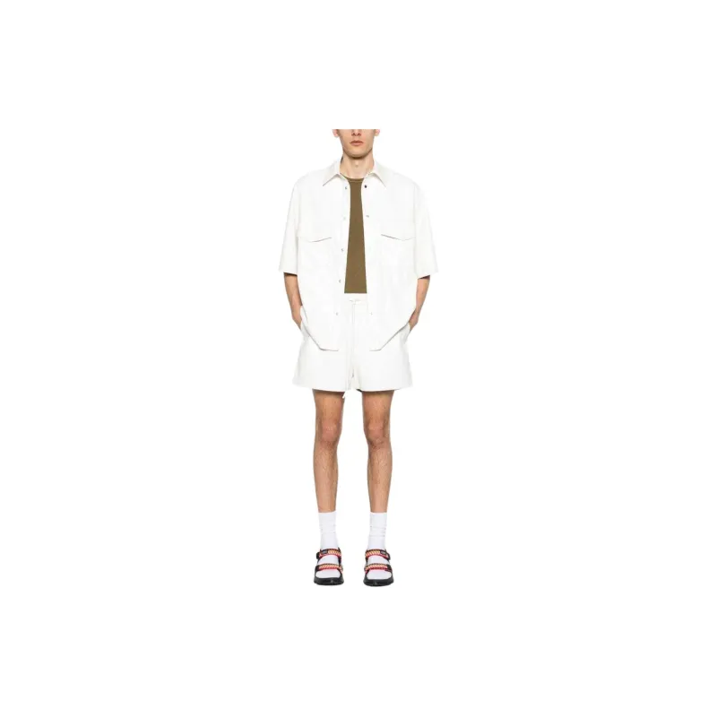 NANUSHKA Okobor Faux leather Shorts-3