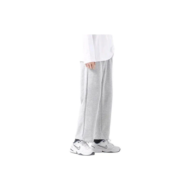 LiNing Casual Pants Men's Light Gray-5