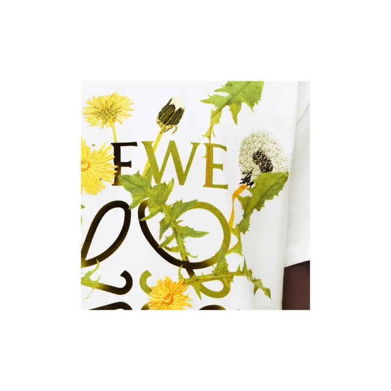 LOEWE Anagram Flowers T Shirt-7