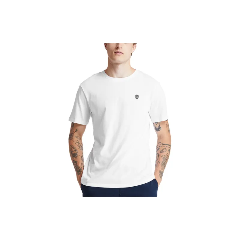 Timberland T-Shirts Men White-2