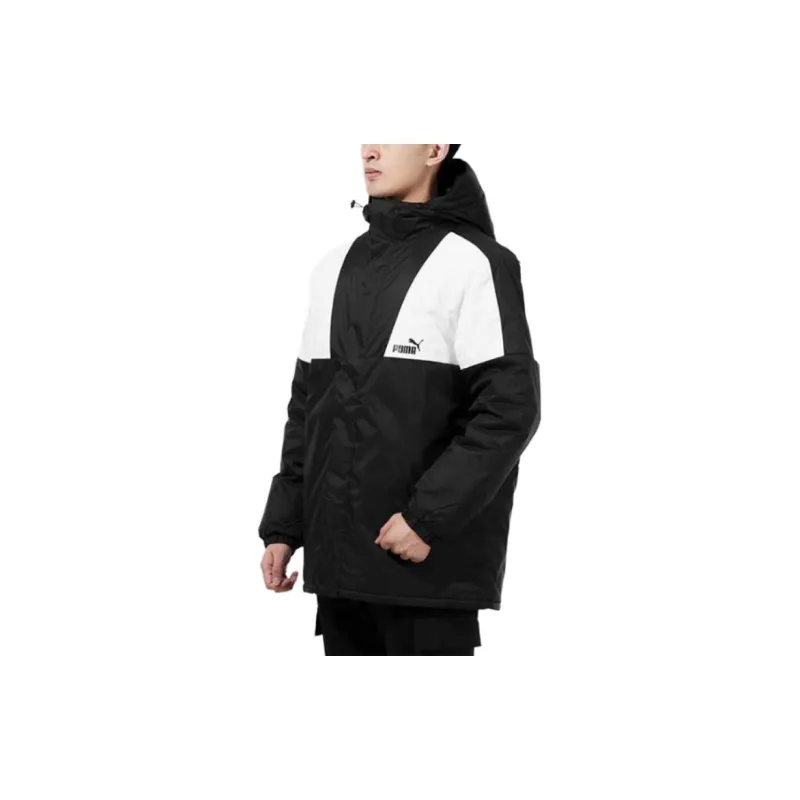 PUMA Puffer Jackets Men Black/White-4