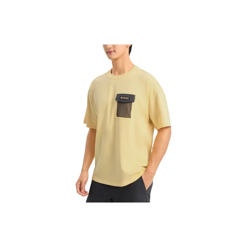 Columbia T-Shirts Men Yellow-3
