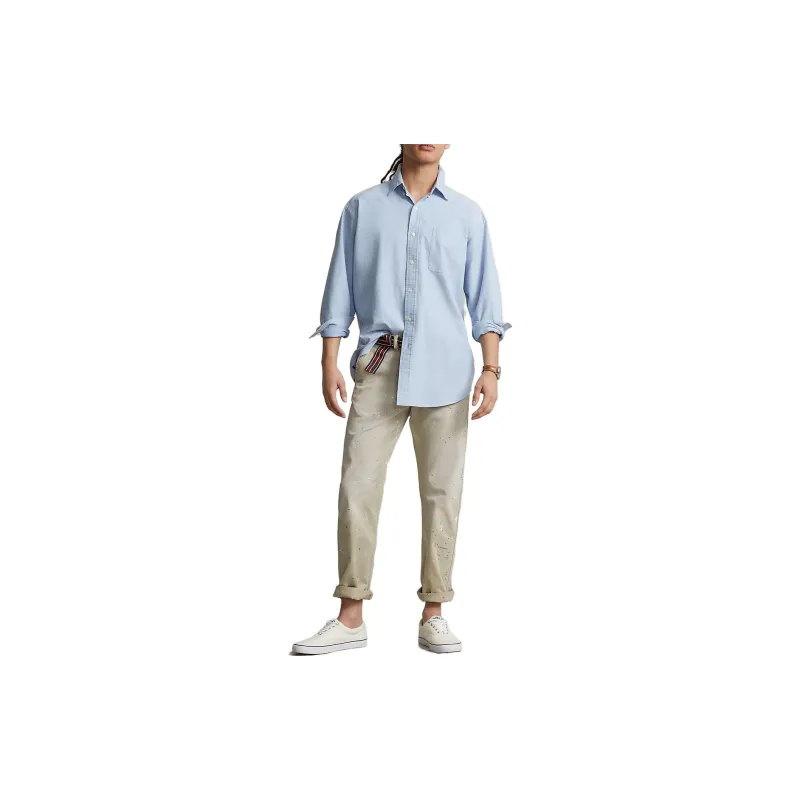 Polo Ralph Lauren SS23 Shirt Men's Light Blue-1