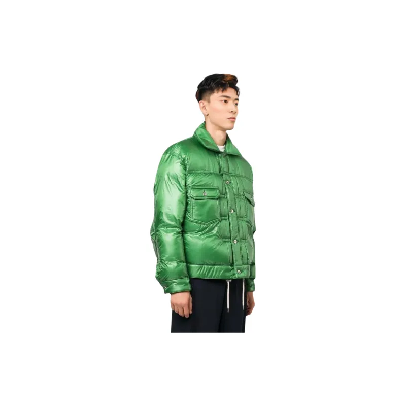 Sacai Down Jackets Men Green-1