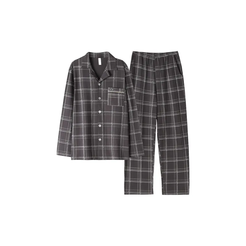 MADALLO Pajama Set Men's Oak Gray-0