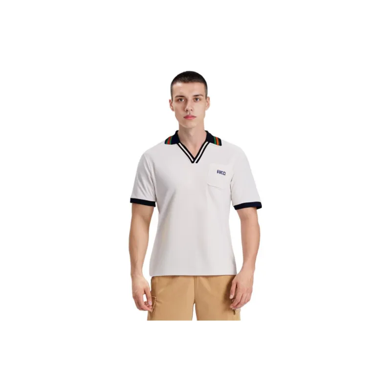 GUCCI SS23 Polo Shirt Men's White-3