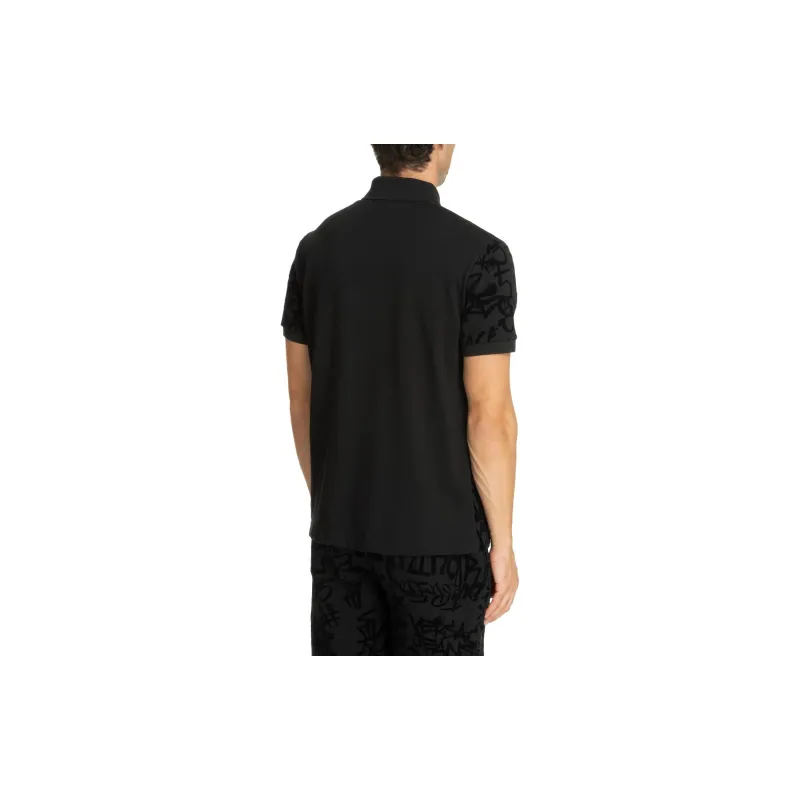 VERSACE JEANS COUTURE Graffiti print Polo Shirt-2