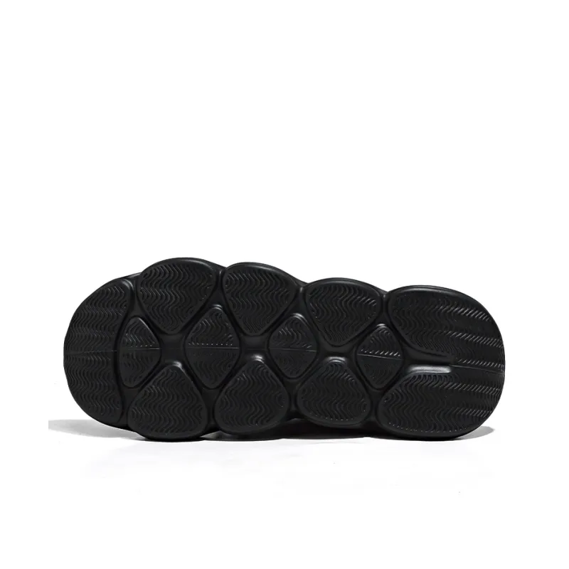 Warrior Low Top Chunky Sneakers Men's Black-5