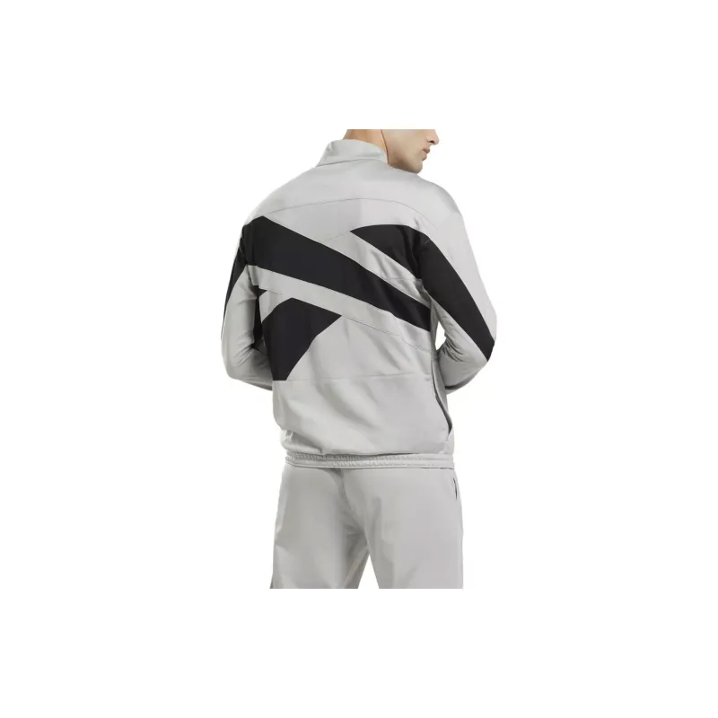 Reebok RI VECTOR KNIT TRACKTOP Jackets Coats Men's Light Gray-2