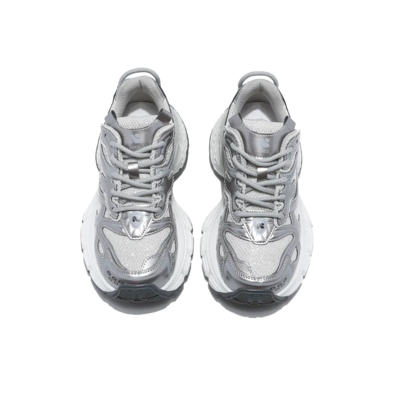 BDED Cushioning, Breathable, Height Increasing Low Top Chunky Sneakers Women's Box Included-11