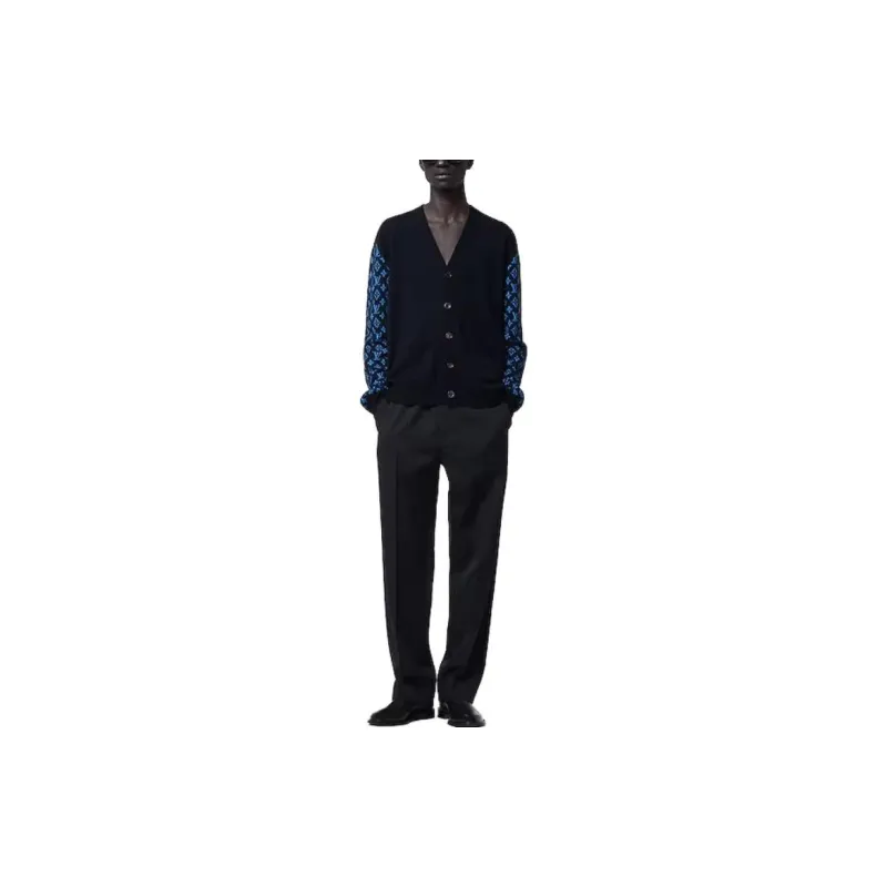 LOUIS VUITTON Monogram Cashmere Mix Cardigan-1