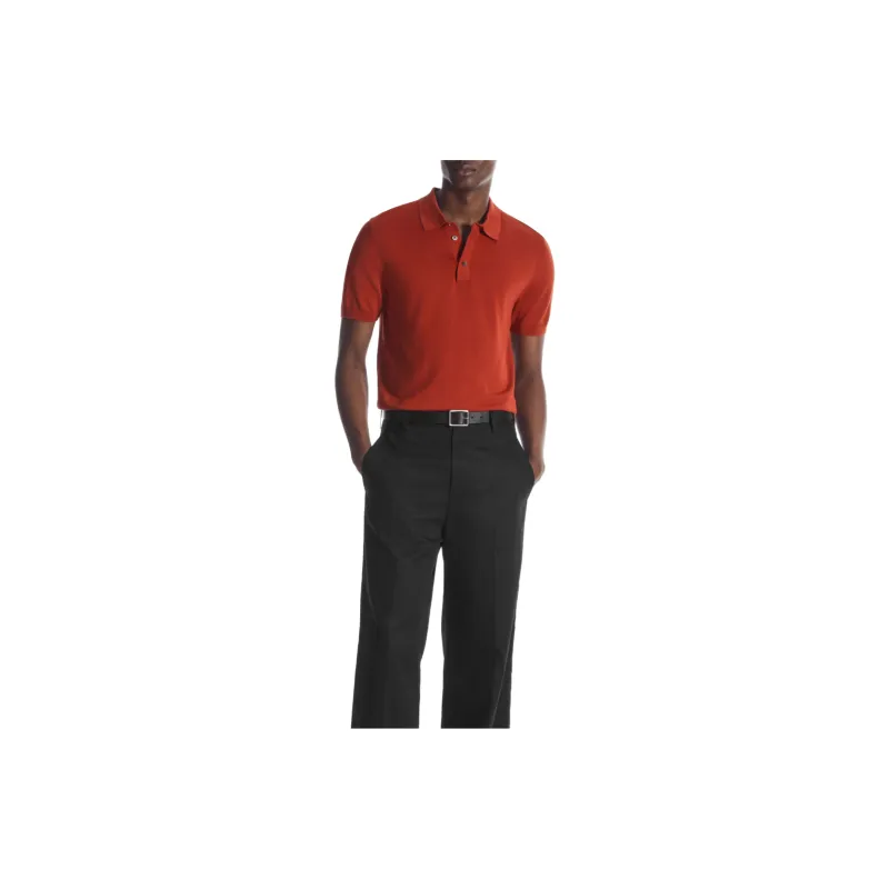 COS Polo Shirts Men Crimson-1