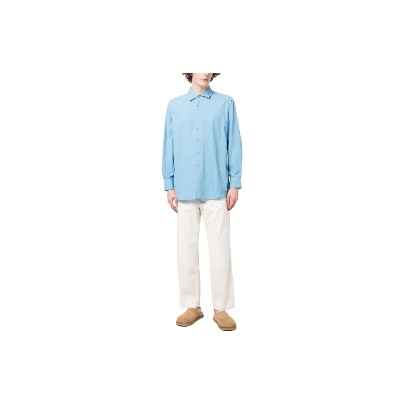 Casey Casey Shirts Men Blue-1