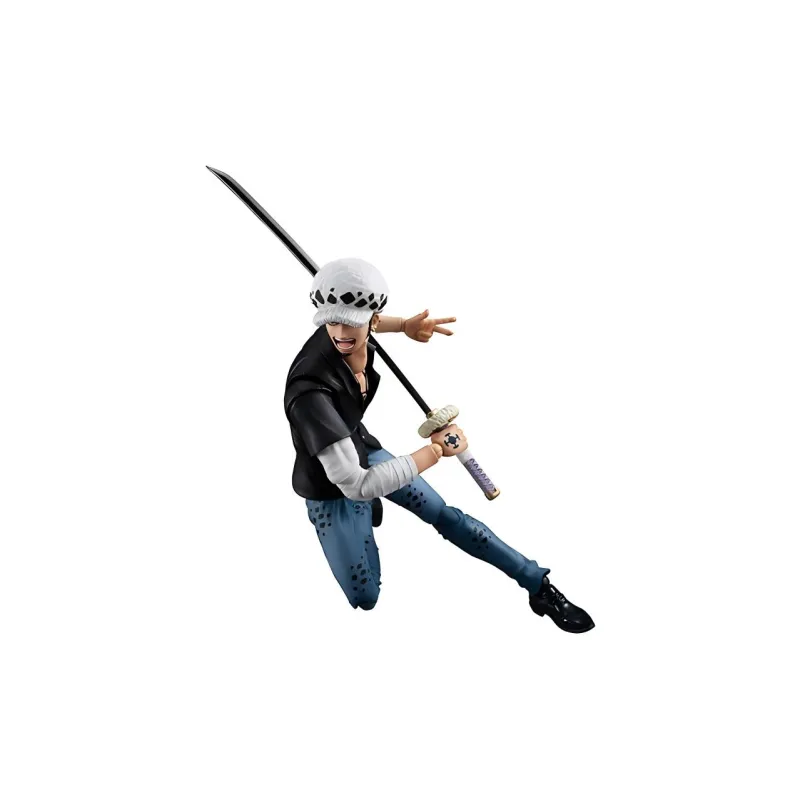 MegaHouse Trafalgar D. Water Law Variable Action Heroes Vah One Piece Ver.2 Action Figures-2