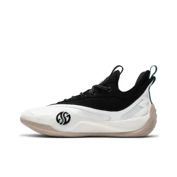 361° Zen VI PRM Panda Cushioning, Slip Resistant, And Abrasion Resistant Low Top Basketball Shoes Men's White Black