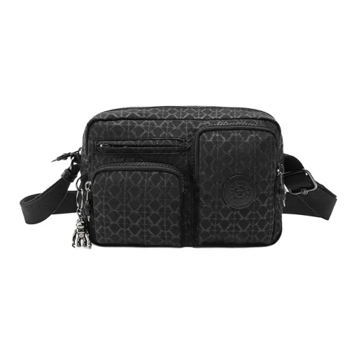 Kipling Crossbody Bags Black Background Letter Print