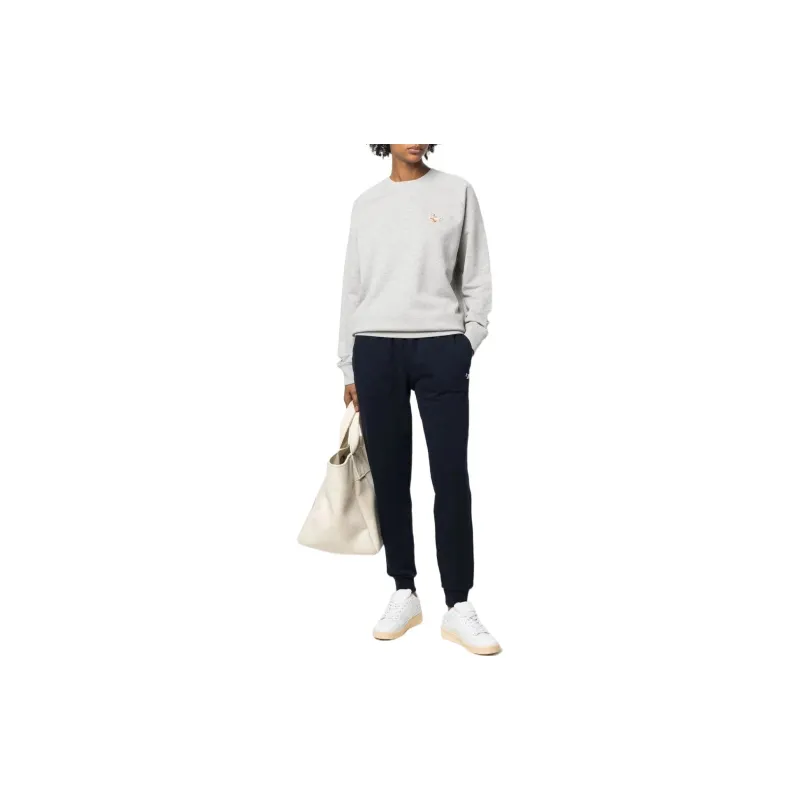 Maison Kitsune Knitted Sweatpants Men Navy-2