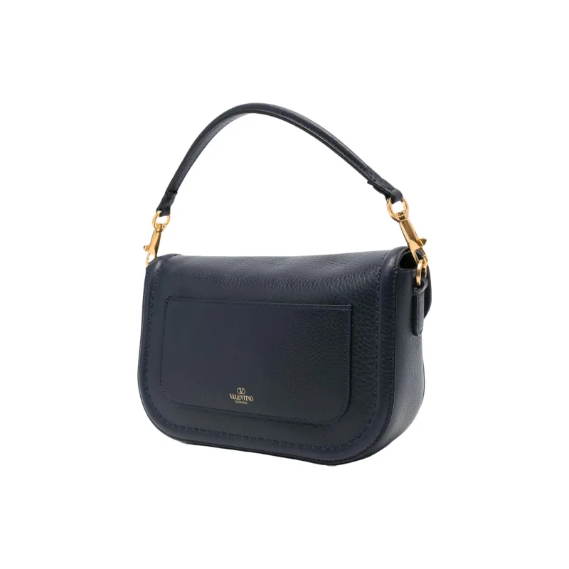 Valentino Calfskin Shoulder Bag Crossbody Bag Handbag Women's Marine Blue-1