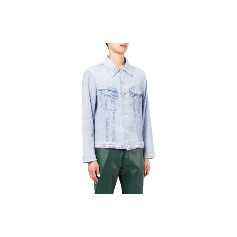 OUR LEGACY Denim Jackets Men Blue-3