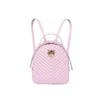 PINKO Cow Leather Backpack Women's Pink