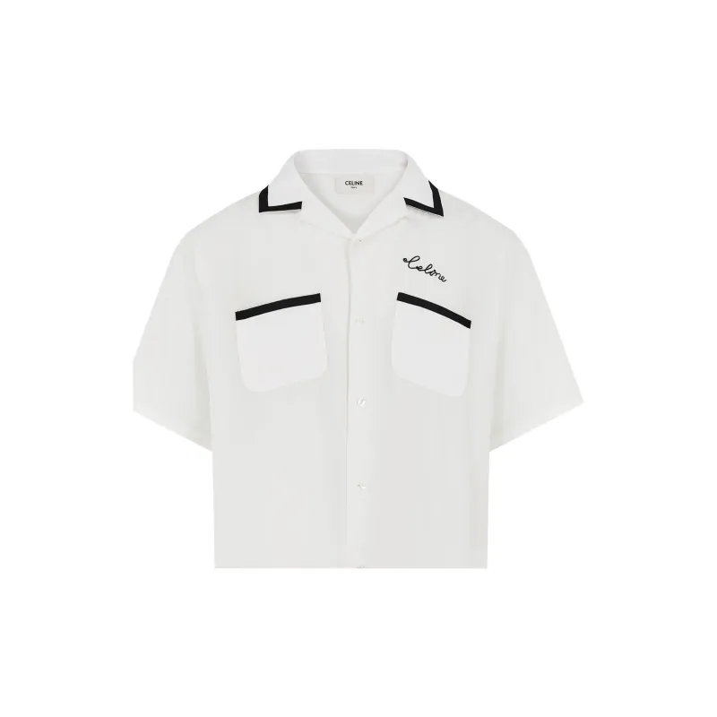 CELINE Shirts Men White-3
