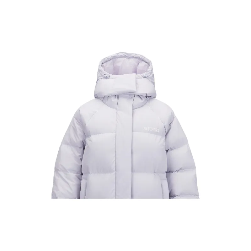 Skechers Mountain And Wild Outdoor Series Down Jacket Women's Purple-4