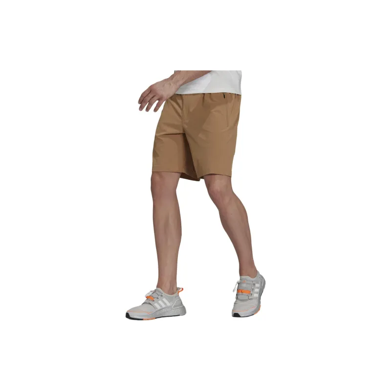 Adidas Casual Shorts Men Cardboard Yellow-3