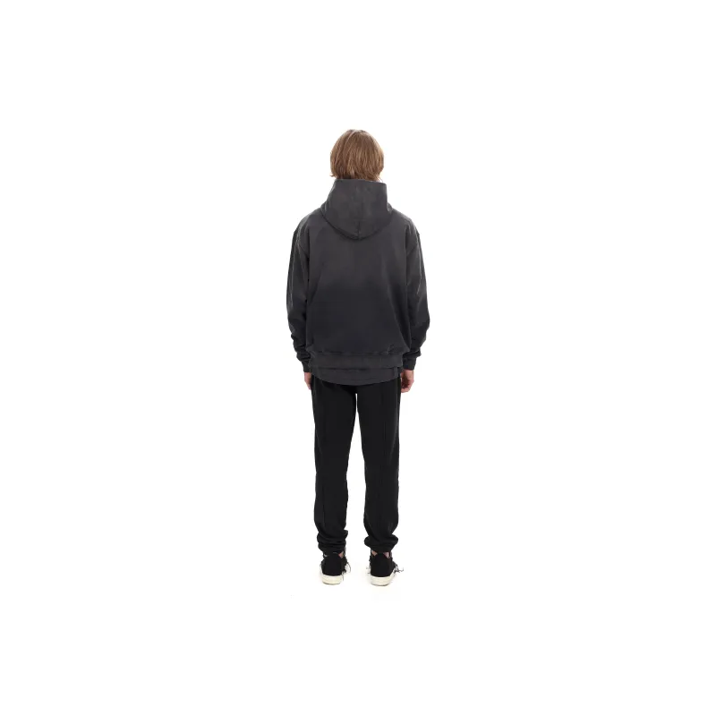 False Perception Hoodie Unisex Washed Black-2
