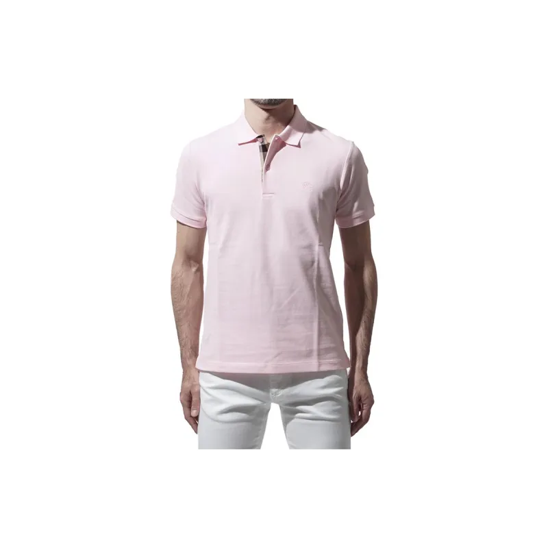 Burberry Polo Shirts Men Pink-1