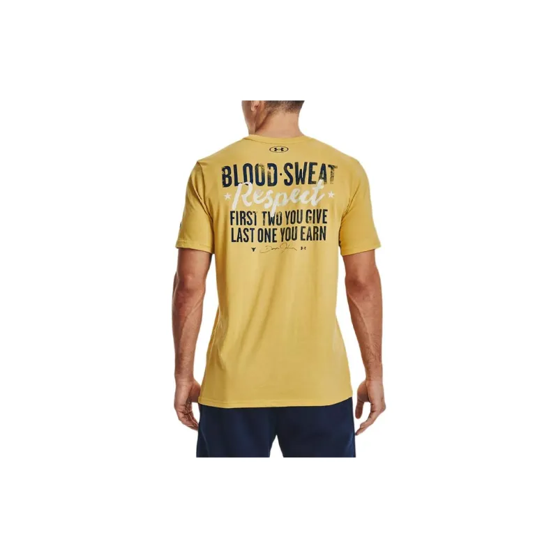 Under Armour Johnson T Shirt Men's Yellow-3