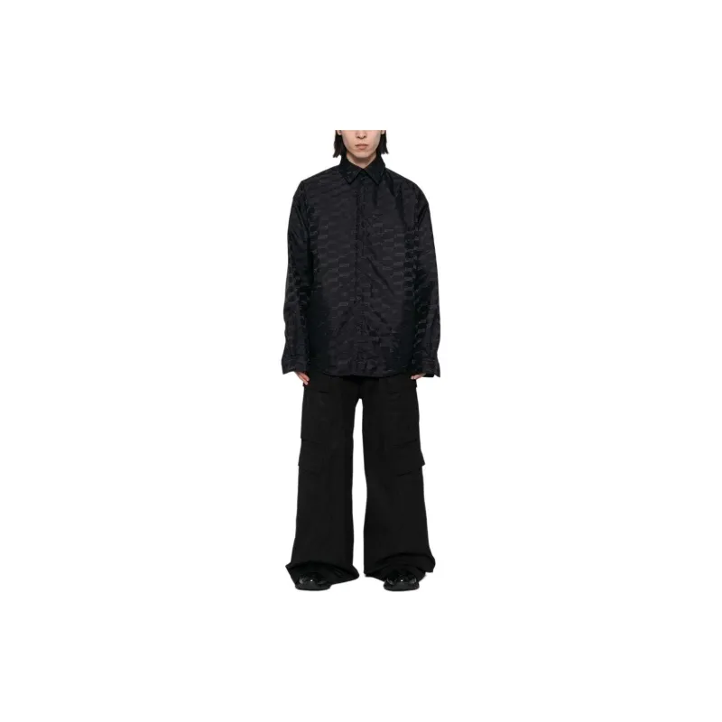 Balenciaga BB-embroidered Shirt Jacket-1