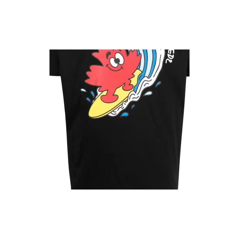 DSQUARED 2 Surf Logo print T shirt-6