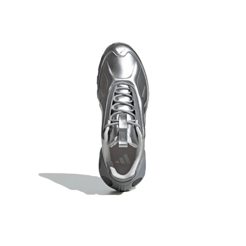 Adidas Wonder Runner Anti Slip Wear Resistant Low Top Running Shoes Unisex Silver Gray-4