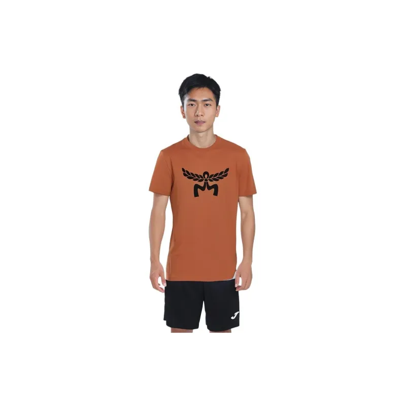 MCM Laurel Logo Printed Crewneck T Shirt-2