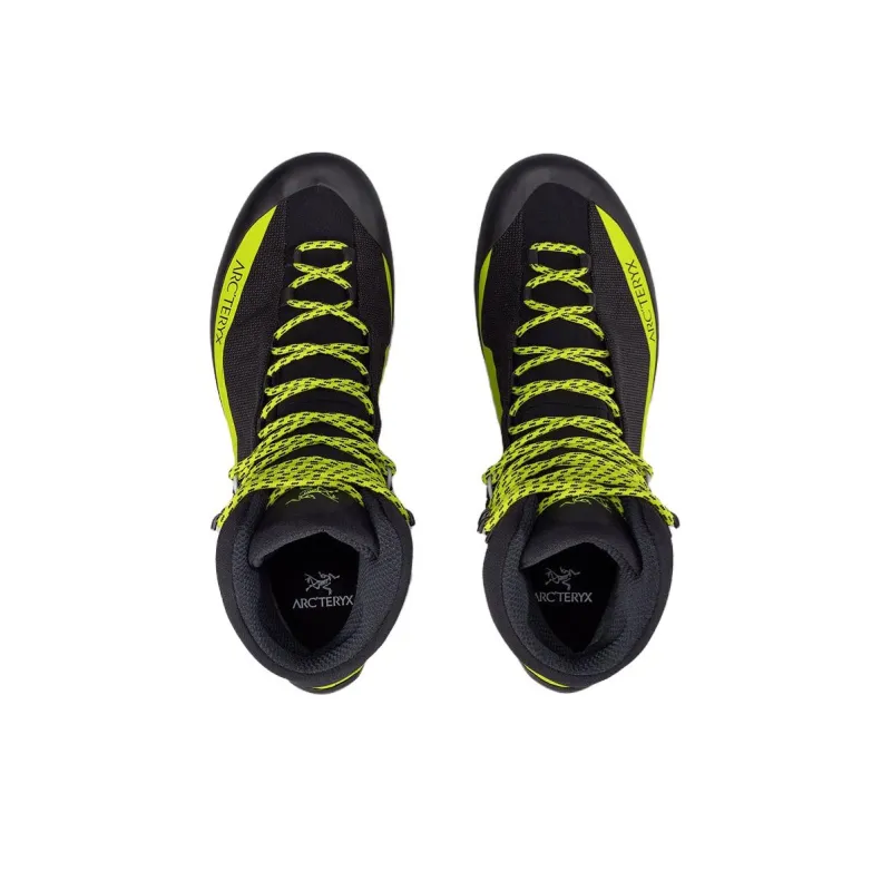 Arcteryx ACRUX LT Slip Resistant Grip High Top Hiking Shoes Unisex Black Green-1
