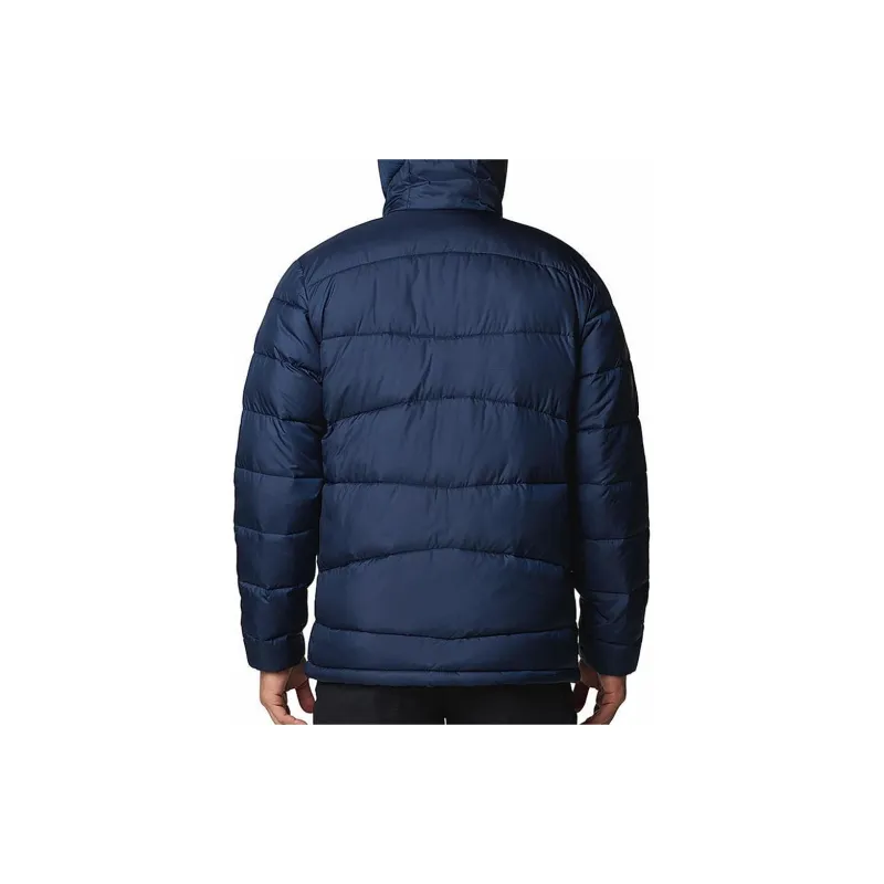 Columbia Columbia Mens Navy Blue Fivemile Butte II Hooded Jacket Jackets Coats Men's Marine Blue-1